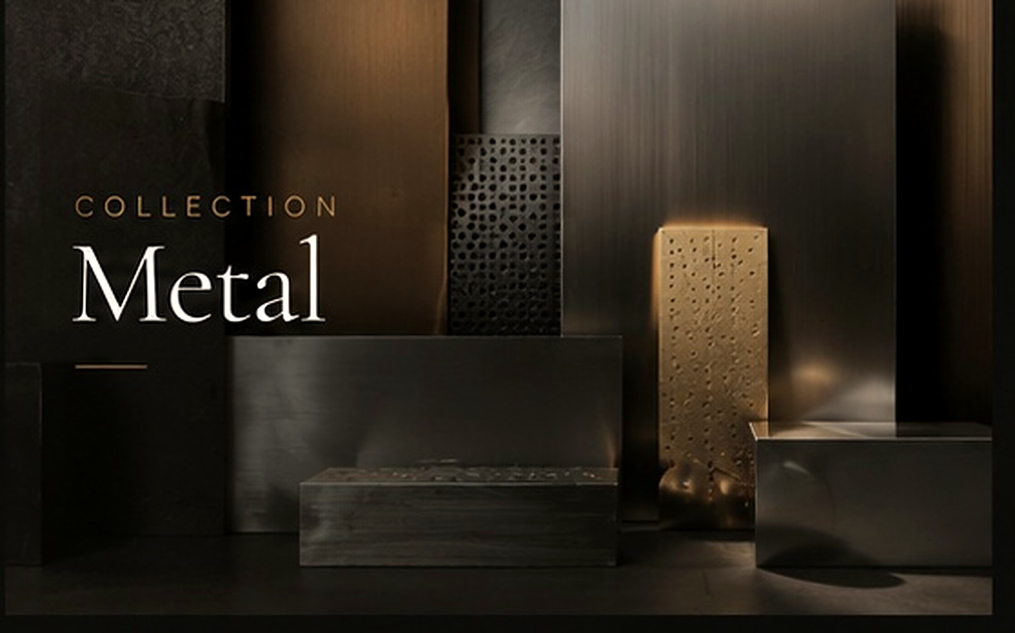 Metal collection display