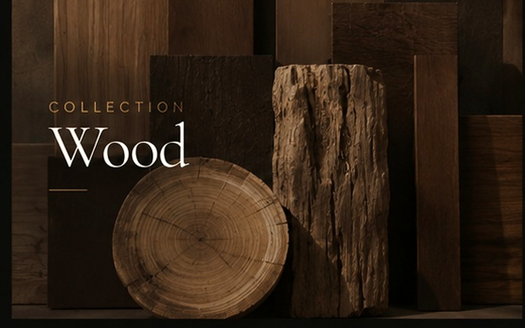 Wood collection display